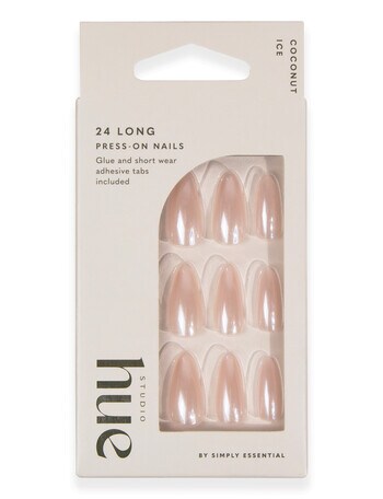 Studio Hue Press-on Nails Long, Coconut Ice product photo