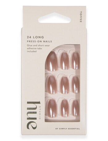 Studio Hue Press-on Nails Long Coffin, Toffee product photo