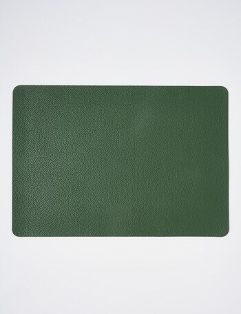 Amy Piper Bella Rectangular Placemat, 43cm, Green product photo