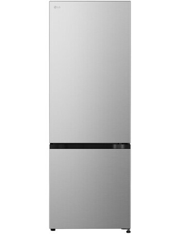 LG Electronics 335L Bottom Mount Fridge Freezer, Platinum Silver, GB-B300PL product photo