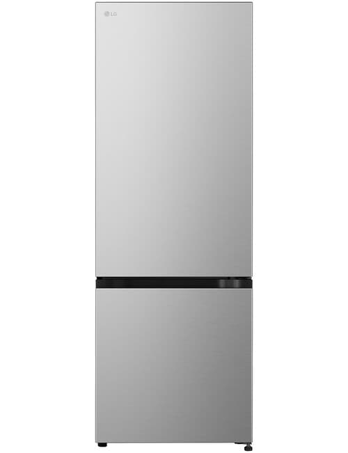 LG Electronics 335L Bottom Mount Fridge Freezer, Platinum Silver, GB-B300PL product photo