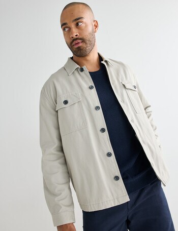 Gasoline Hanzo Overshirt, Beige product photo
