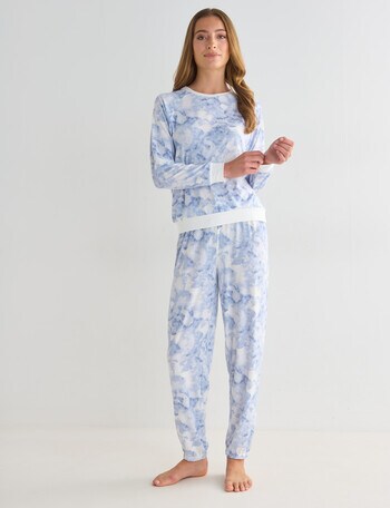 Zest Sleep Cloud Lounge PJ Set, Blue product photo