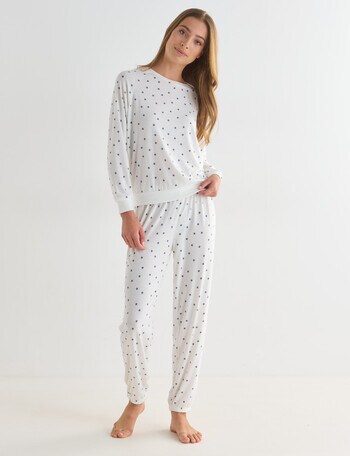 Zest Sleep Stars Lounge PJ Set, Graphite product photo