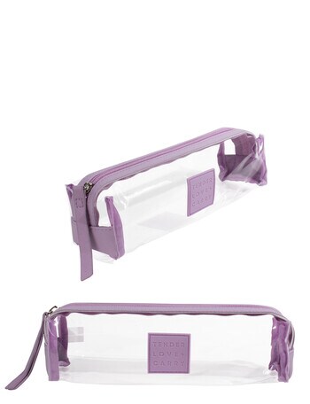 Tender Love + Carry Clarity Case, Mauve product photo
