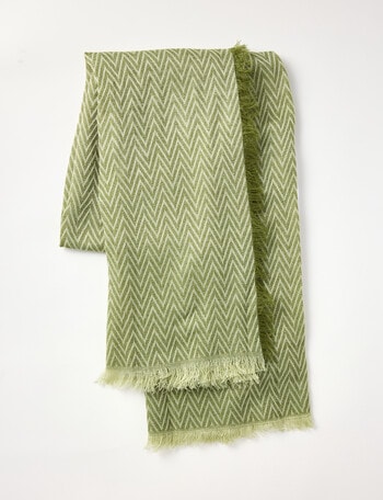 Boston + Bailey Chevron Scarf, Olive product photo