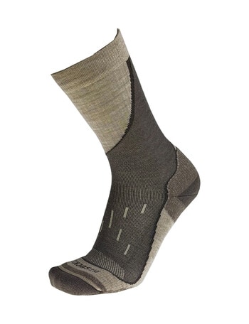 NZ Sock Co. Merino Tec Hiker Crew Sock, Oat product photo