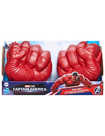 Avengers Brave New World Red Hulk Gamma Smash Fists product photo