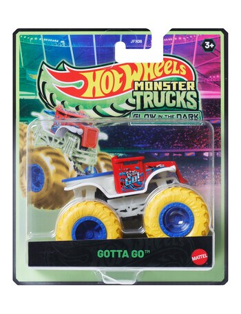 Hot Wheels 1:64 Glow in the Dark Monster Trucks, Assorted product photo