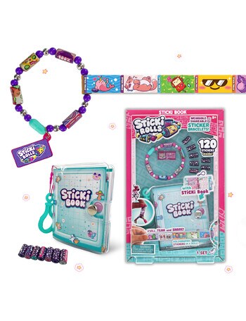Sticki Rolls Sticki Book Pack, Assorted product photo