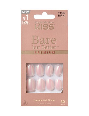 Kiss Nails Bare But Better Premium Nails-Mocha product photo