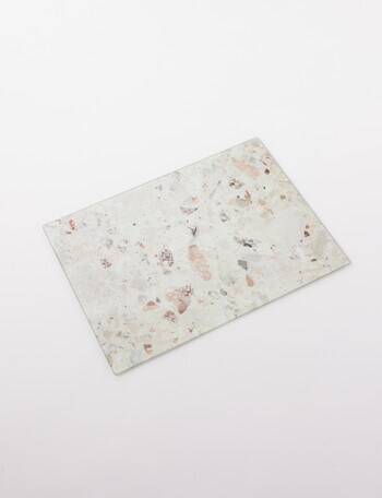 Cinemon Ivory Glass Chopping Board, Terrazo product photo