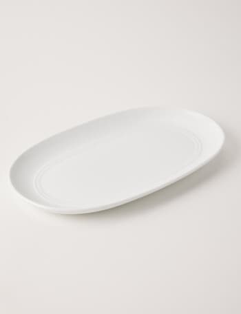 Stevens Fable Oval Platter, 36cm, White product photo