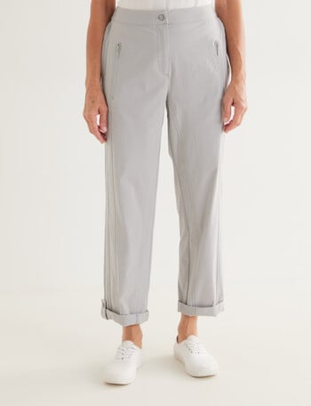 Ella J Roll-Up Pant, Stone product photo
