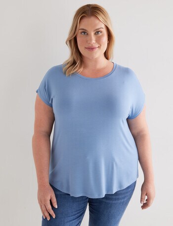Bodycode Curve Boxy Tee, Elemental Blue product photo