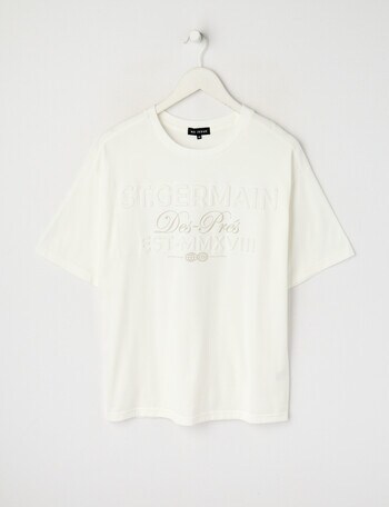 No Issue Deboss Short Sleeve Tee, White product photo