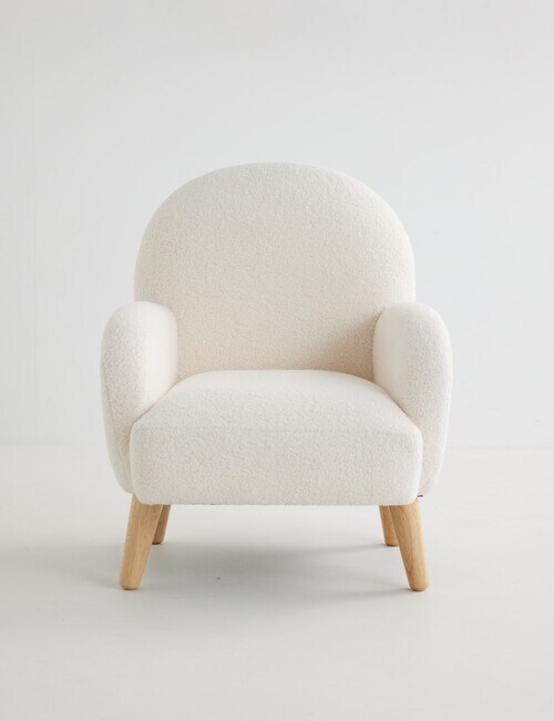 Teeny Weeny Kids Sofa Chair, White product photo View 02 L