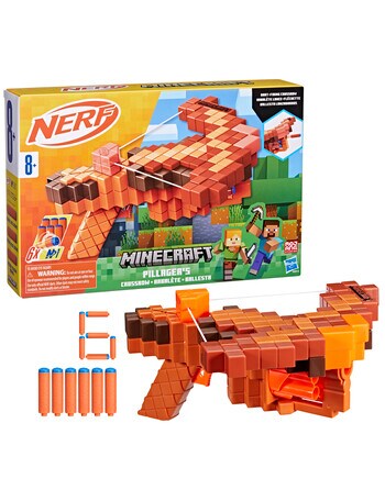 Nerf Minecraft Pillagers 6-Dart Crossbow Blaster product photo