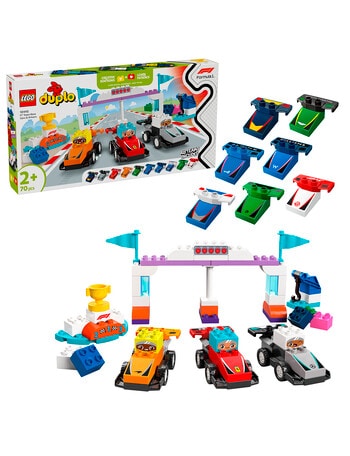 LEGO DUPLO F1® Team Race Cars & Drivers, 10445 product photo