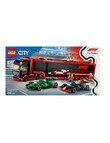 LEGO City F1® Truck with RB20 & AMR24 F1® Cars, 60445 product photo View 02 S