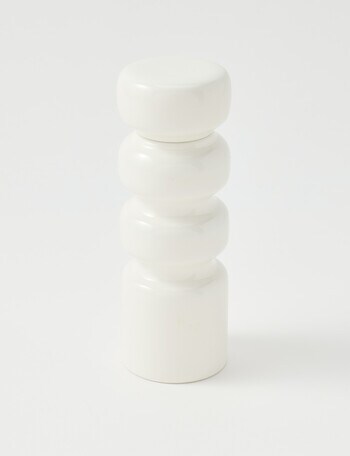 Salt&Pepper Grind Salt & Pepper Grinder, White, 17.5cm product photo