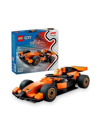 LEGO City F1® Driver with McLaren Race Car, 60442 product photo