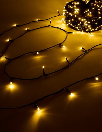 Christmas Shop 600 LED String Lights, Warm White or Multicolour product photo