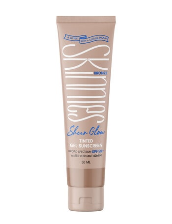 Skinnies Sunscreen Sheer Glow Tinted SPF50 Bronze, 50ml product photo