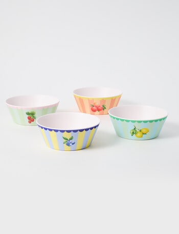 Terrace Flavours, Set of 4 Bowls, 15cm, Fruit product photo