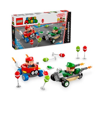 LEGO Super Mario Mario Kart -- Baby Mario vs. Baby Luigi, 72034 product photo
