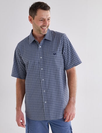 Line 7 Ali Short Sleeve Shirt, Navy product photo