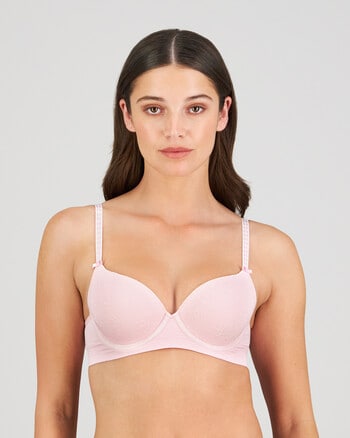 Bendon Body Lace Contour Bra, Pink, B-DD product photo
