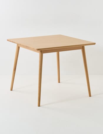 LUCA Amalfi Square Dining Table, Natural product photo