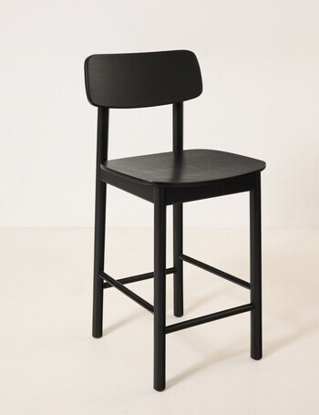 LUCA Palma Counter Stool, Black product photo