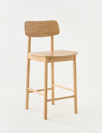 LUCA Furniture Palma Counter Stool, Natural product photo