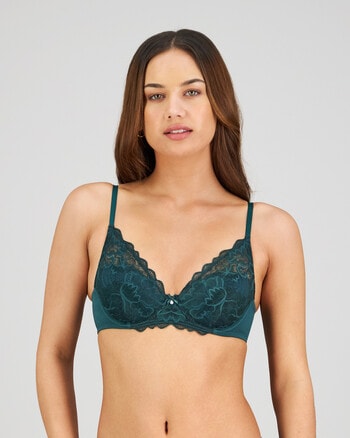 Bendon Embrace Contour Bra, Rain Forest, A-DD product photo