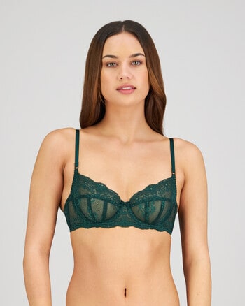 Bendon Sofia Underwire Bra, Rain Forest, B-G product photo