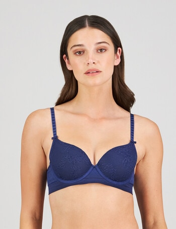 Bendon Bendon Body Lace Contour Bra, Medieval Blue, B-DD product photo