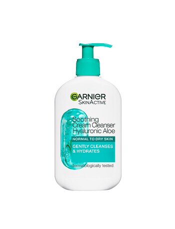 Garnier Hyaluronic Aloe Soothing Cream Cleanser, 250ml product photo