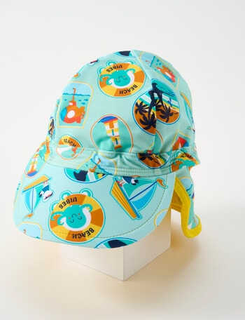 Teeny Weeny Postcard Legionnaire Swim Hat, Multicoloured product photo