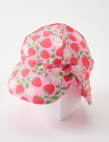 Teeny Weeny Strawberry Legionnaire Swim Hat, Multicoloured product photo