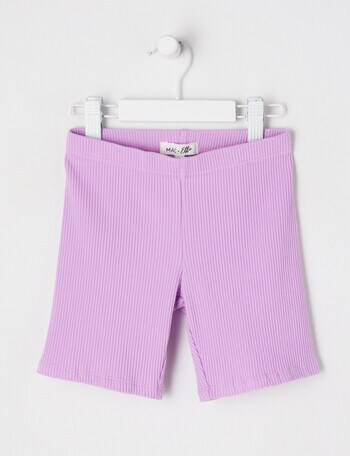 Mac & Ellie Rib Bike Short, Orchid product photo
