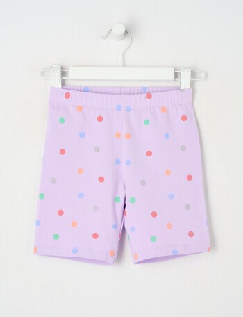 Mac & Ellie Spot Bike Short, Lilac product photo