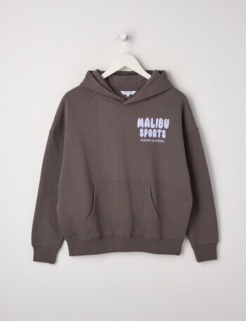 Switch Malibu Sports Oversized Hoodie, Charcoal & Lilac product photo