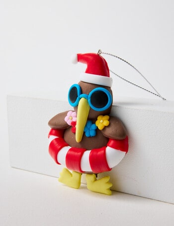 Christmas Shop Claydough Ornament, Kiwi With Water Ring product photo