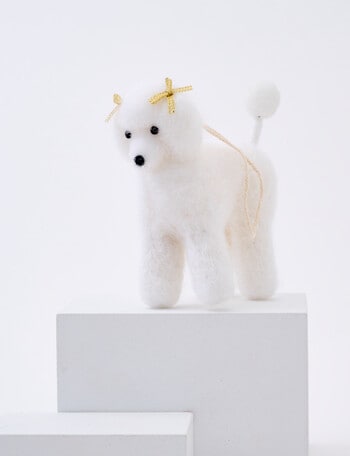 Christmas Shop Felt Poodle product photo
