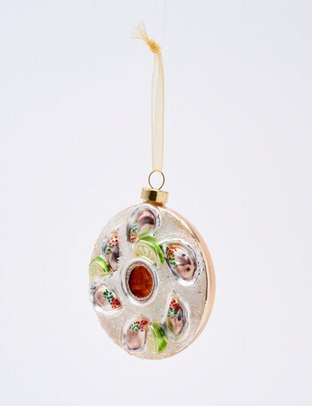 Christmas Shop Glass Oysters Dish Ornament product photo