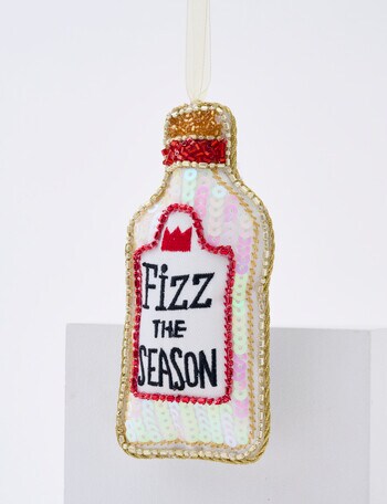 Christmas Shop Fabric Beaded Fizz The Season product photo