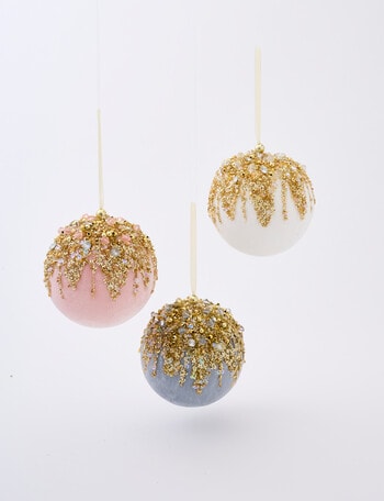Christmas Shop Velvet Bauble product photo