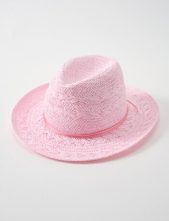 Zest Resort Panama Hat, Light Pink product photo